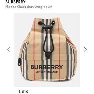 Burberry pouch bag, worn twice like new